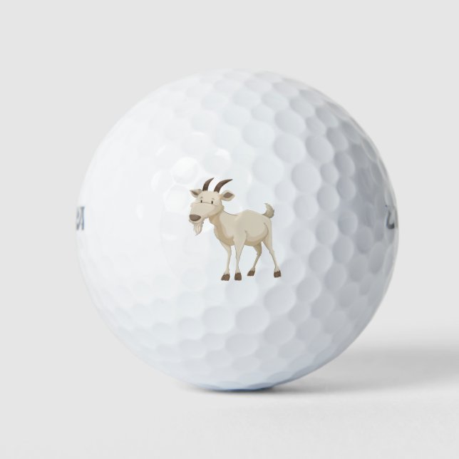 Cute goat golf balls (Front)