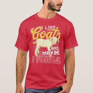 Cute Goat Lover Farm Animal Farmer Farming Funny G T-Shirt