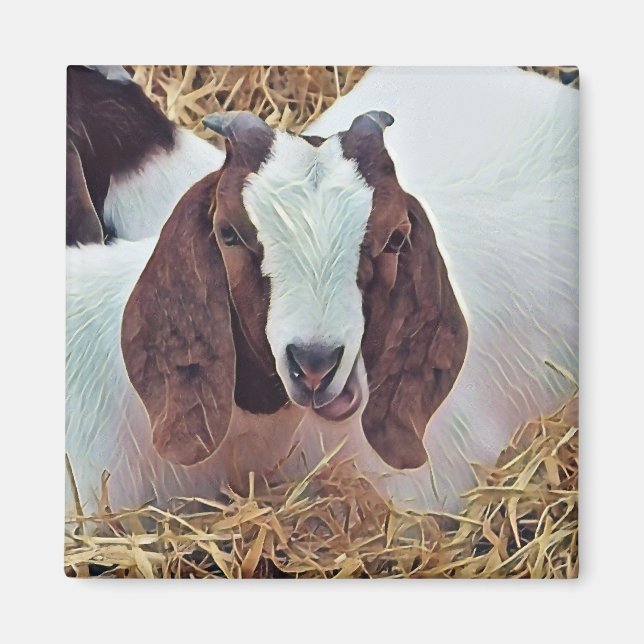 CUTE GOAT MAGNET (Front)