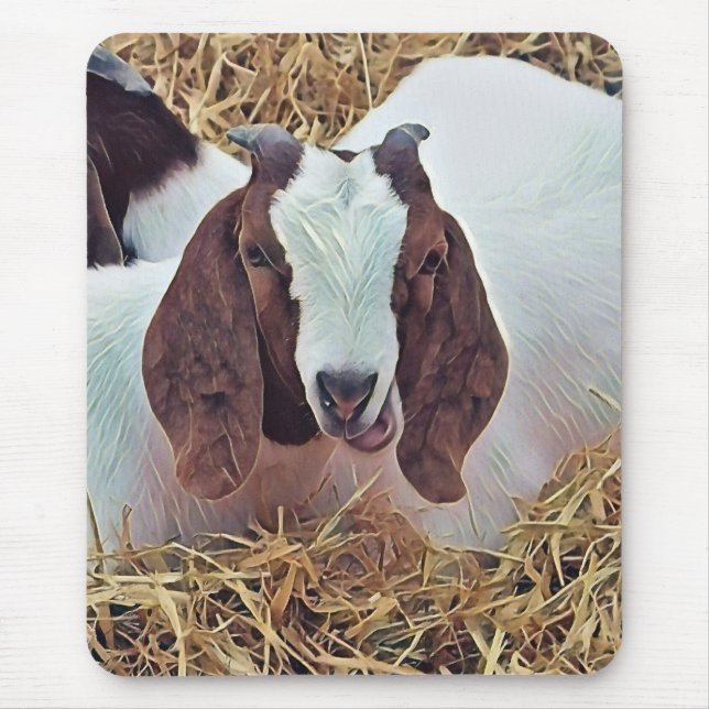 CUTE GOAT MOUSE PAD (Front)