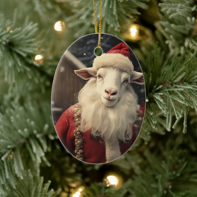 Cute Goat Ornament Decor, Gifts for Goat Lovers  (Tree)