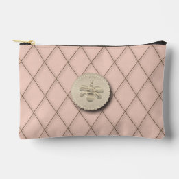 Cute Gold Bee Gift Accessory Pouch