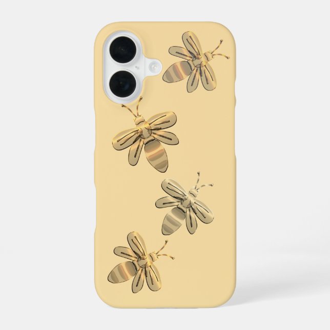 Cute Gold Bees Case (Back)