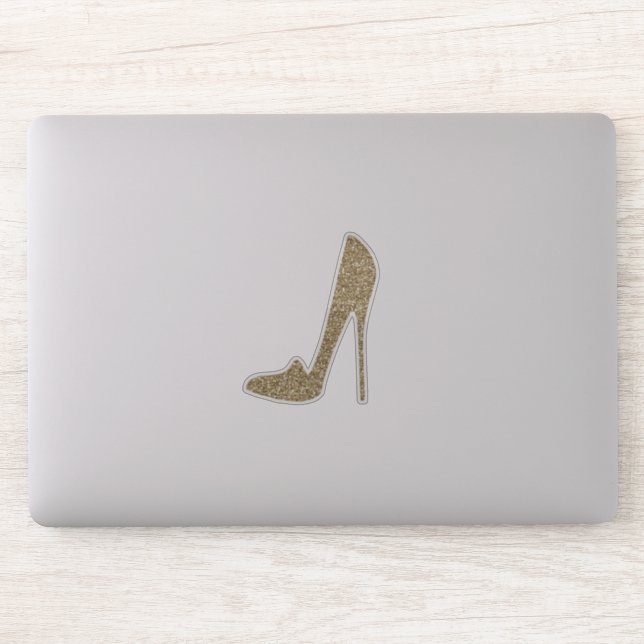 Cute Gold Glitter High Heels (Computer)