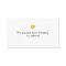 Cute Gold Heart White Customer Referral Card