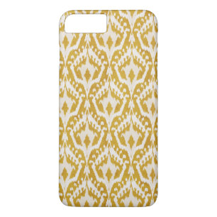 Cute gold ikat tribal patterns Case-Mate iPhone case