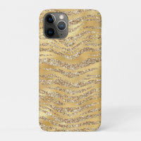 Cute Gold Tiger Skin Print Pattern Animal Lover