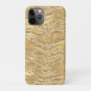Cute Gold Tiger Skin Print Pattern Animal Lover Case-Mate iPhone Case
