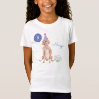 Cute Golden Retriever Dog Birthday Cake Balloon