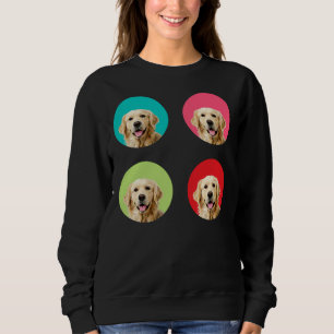 Cute Golden Retriever Dog Colour Funny Golden Retr Sweatshirt