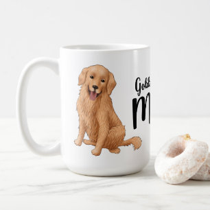 Cute Golden Retriever Mum Gift Cartoon Puppy Dog  Coffee Mug
