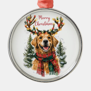 Cute Golden Retriever Ornament