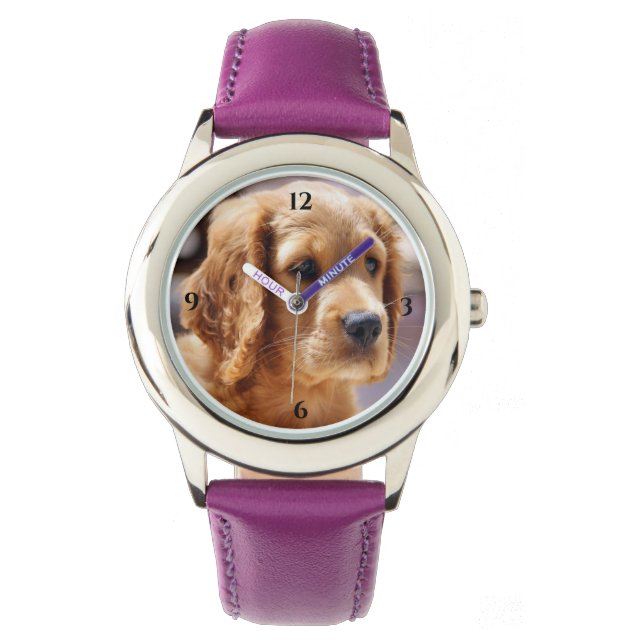 Cute Golden Retriever Puppy Watch (Front)