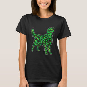 Cute Golden Retriever Saint Patrick S Day Dogs Dad T-Shirt
