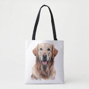 Cute Golden Retriever Tote