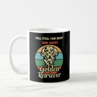 Cute Golden Retriver. Heart stealing dog. Funny  Coffee Mug