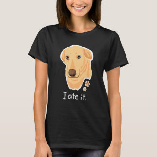 Cute Golden Yellow Lab Labrador Face Dog Labby T-Shirt