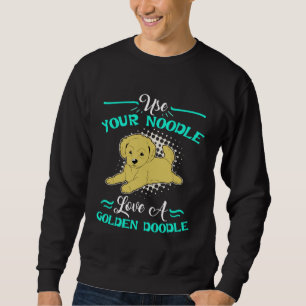 Cute Goldendoodle  Womens Love A Golden Doodle Sweatshirt