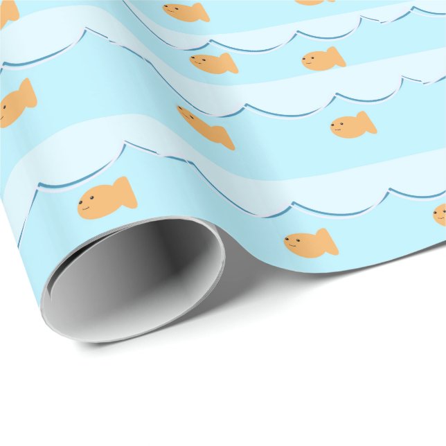 Cute Goldfish Gift Wrap (Roll Corner)