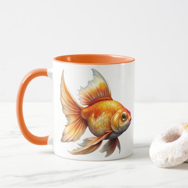 Cute Goldfish Mug (With Donut)