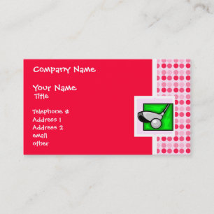 Cute Golf Business Card