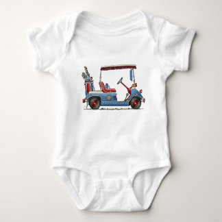 Cute Golf Cart Baby Bodysuit