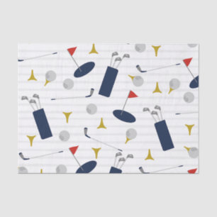Cute Golf tissue paper
