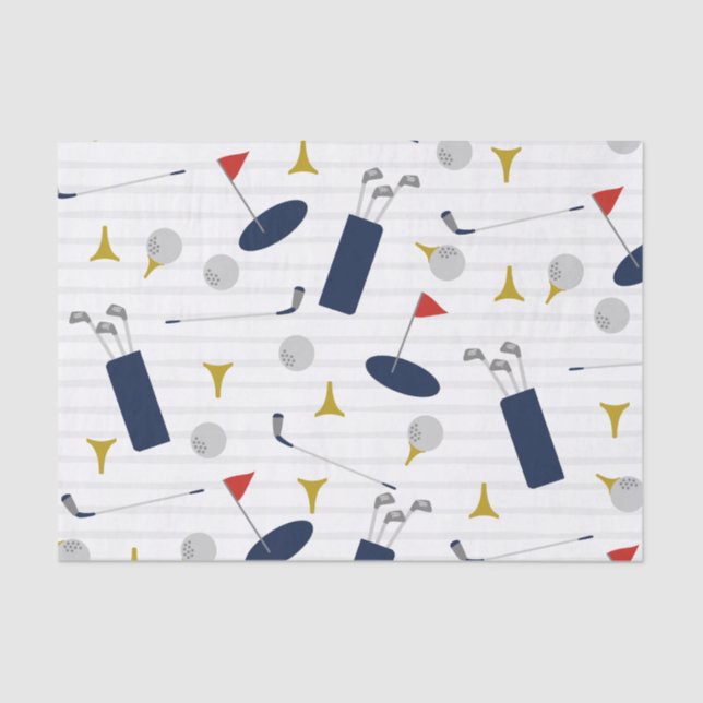 Cute Golf tissue paper (Front)