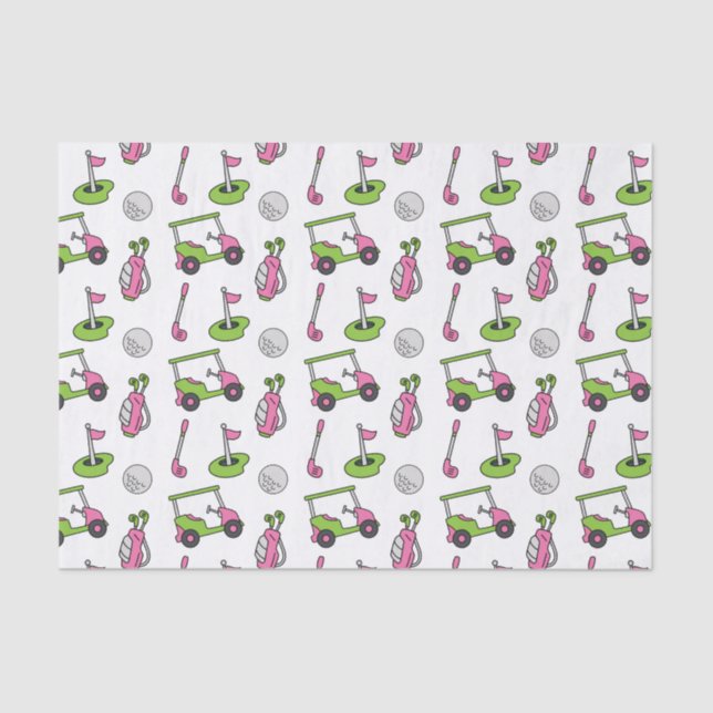 Cute Golf Tissue Paper (Front)