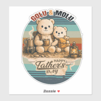 Cute Golu Father’s Day Bear Family