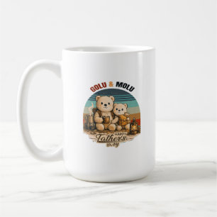 Cute Golu Father’s Day Bear Family Coffee Mug