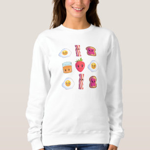 Cute Good Morning Delicious Breakfast Sweatshirt