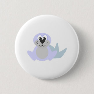 Cute Goofkins baby seal 6 Cm Round Badge