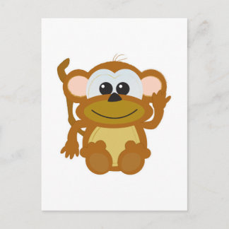 Cute Goofkins monkey Postcard