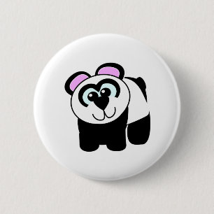 Cute Goofkins panda 6 Cm Round Badge