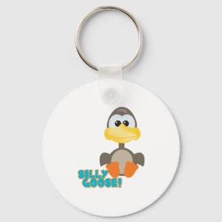 Cute Goofkins silly goose Key Ring