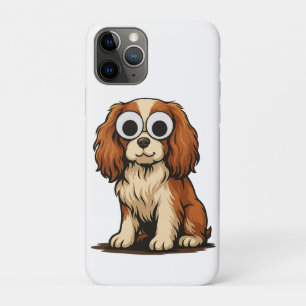 Cute Googly-Eye Puppy Illustration Case-Mate iPhone Case