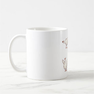 Cute goose Delight � Cute Animal Art Coffee Mug