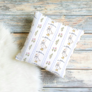 Cute Goose Ribbon Pattern  Cushion