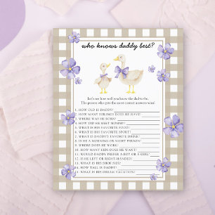 Cute goose - Who knows daddy best game