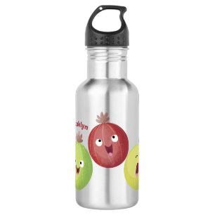 Cute gooseberry trio singing cartoon 532 ml water bottle
