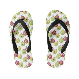 Cute gooseberry trio singing cartoon kid's jandals