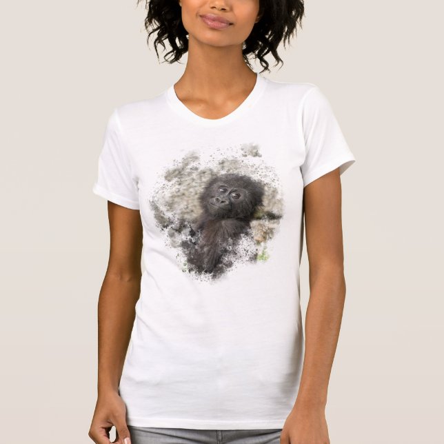 Cute Gorilla Baby T-Shirt (Front)