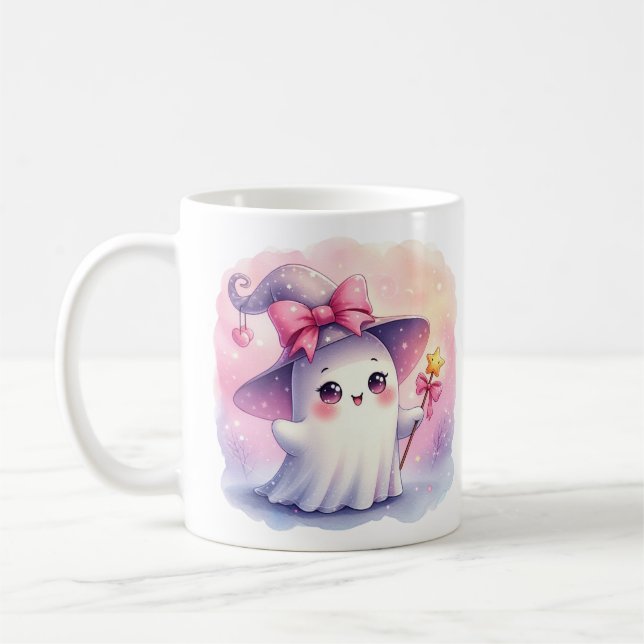Cute gost coffee mug (Left)