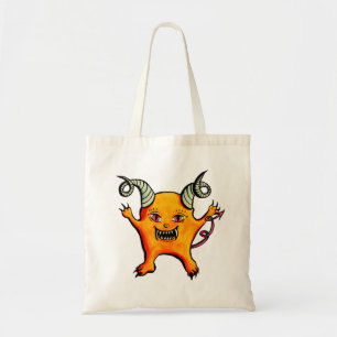Cute Goth Demon Character Tote Bag