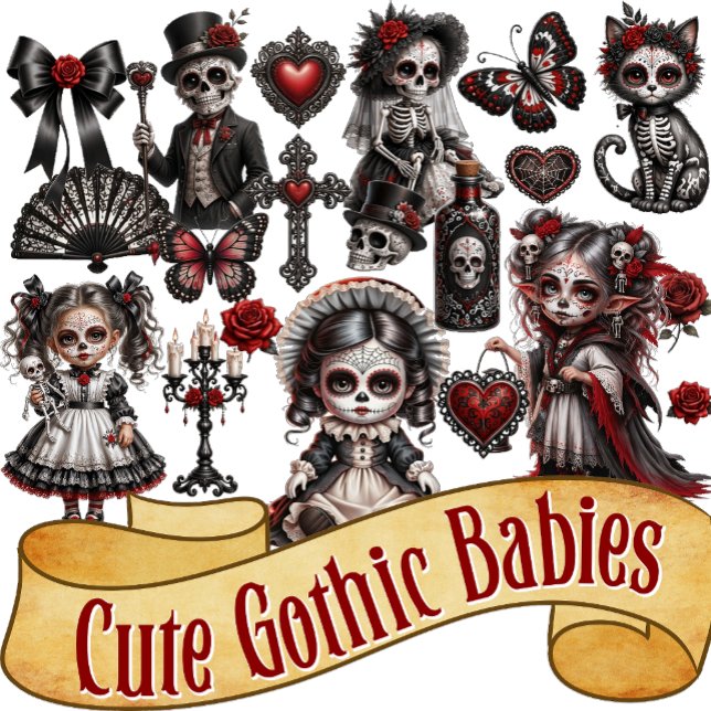 Cute Gothic Babies  2 (Creator Uploaded)