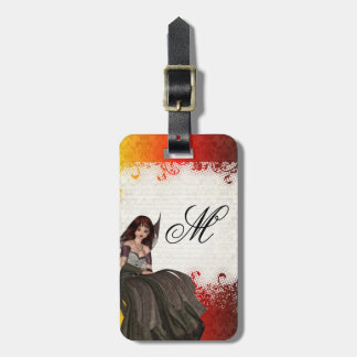 Cute Gothic fairy Luggage Tag