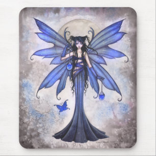 Cute Gothic Fantasy Fairy Art Mousepad