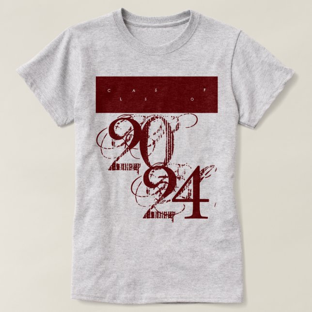 Cute Graduation 2024 T-Shirt (Design Front)