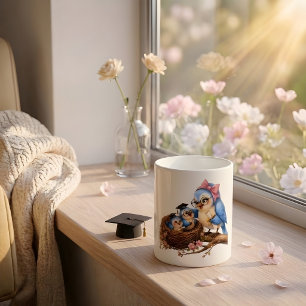 Cute Graduation Bird Speciality Mug